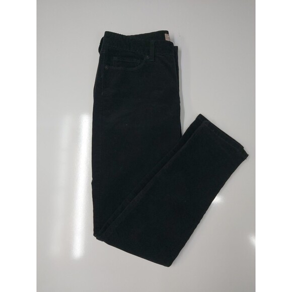 Banana Republic Jeans Black Skinny Dark Wash Stretch Corduroy Jeans size 28/6 - Picture 4 of 14